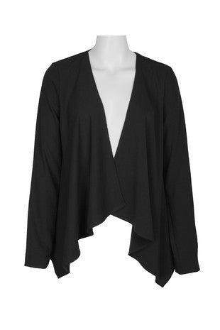 GRACE OPEN FRONT CREPE JACKET