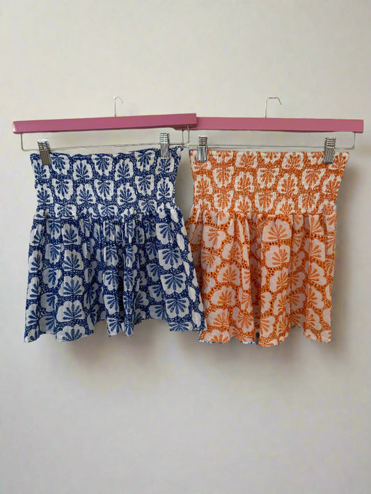 JULIE RETRO EYELET MINI SKIRT