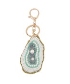 OYSTER PEARL HANDBAG OR KEY CHAIN