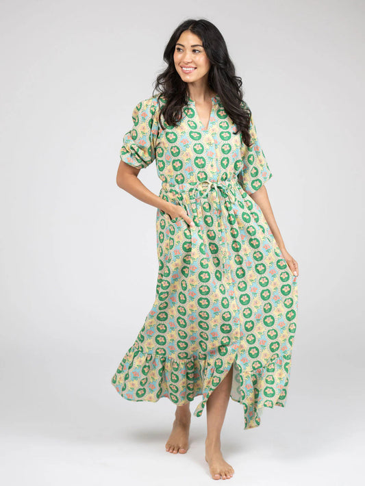 LILY PAD MIDI DRESS