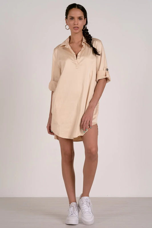 SEVILLE SATIN DRESS