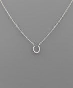 SPARKLE HORESHOE NECKLACE