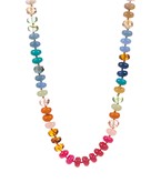 MULTICOLOR GLASS BEAD NECKLACE