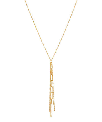 MULTI CHAIN Y SHAPE NECKLACE