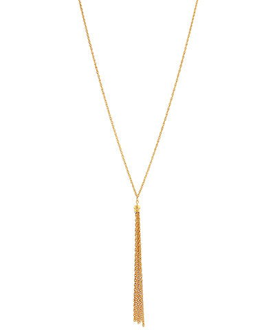 CHAIN TASSEL NECKLACE