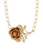 3D ROSE & LEFT CHOKER