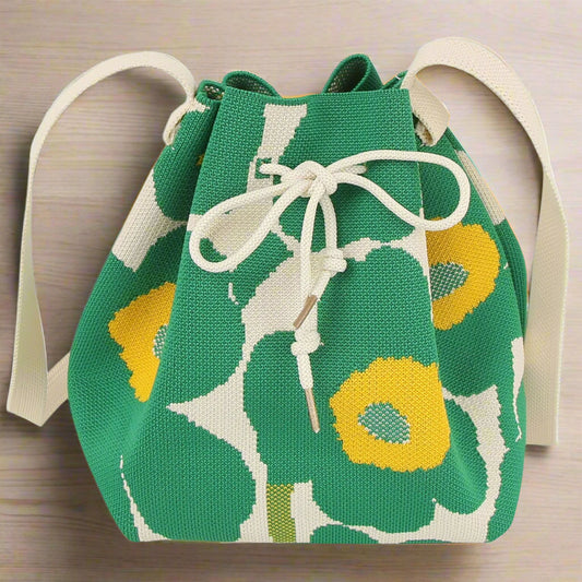 GREEN EYED DAISY HANDBAG