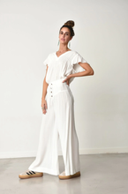 PLEATED FLUTTER TOP