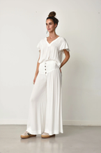 PLEATED FLUTTER TOP