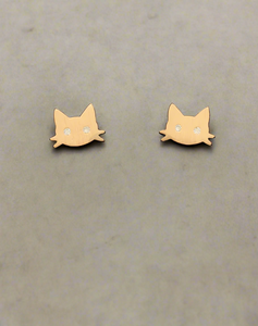 CAT STUD EARRINGS