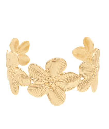 FLOWER POWER CUFF BRACELET