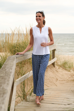 JANE NAVY FLAGS PANTS