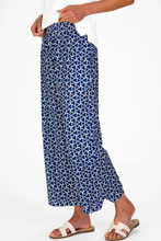 JANE NAVY FLAGS PANTS
