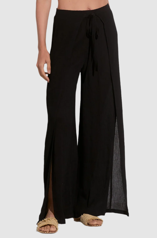 JULIA'S WIDE LEG WRAP PANTS