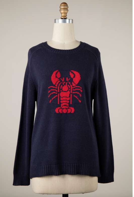 DINE IN RED LOBSTER SWEATER
