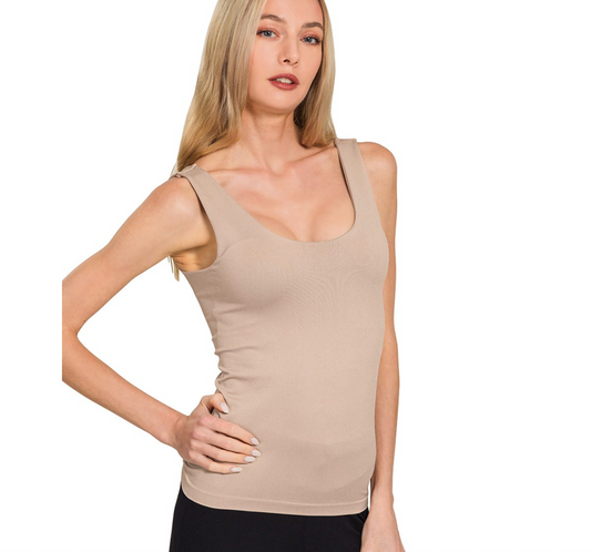 BUILT IN BRA TANK TOP