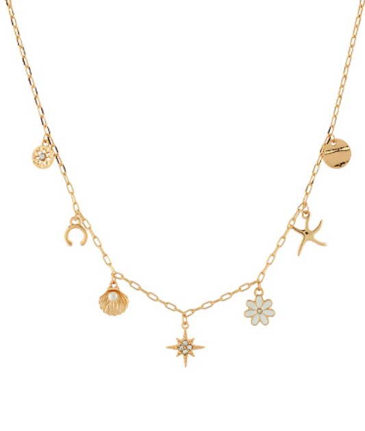 SANDY SHORES CHARM NECKLACE