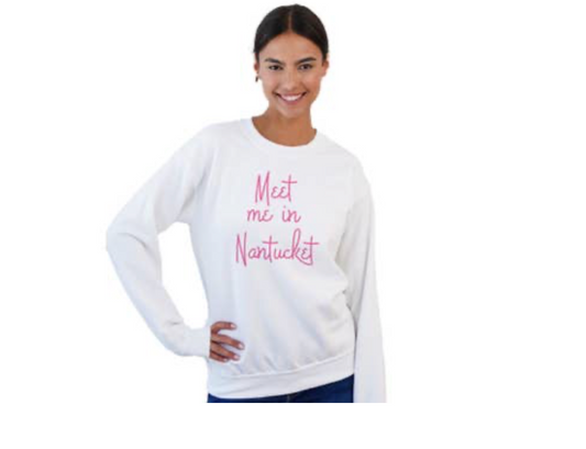 NANTUCKET SWEATSHIRT "MEET ME"