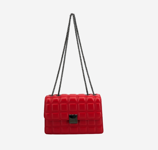 BUBBLE QUILTED CROSSBODY BAG