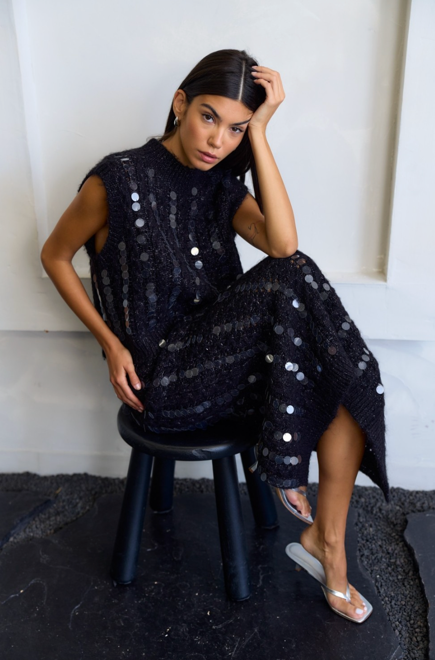 NORTH POLE PALETTE SWEATER AND SKIRT SET