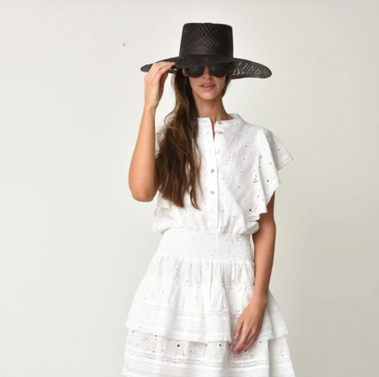 SHIFFLI EYELET DRESS