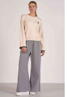 FLAGGY SEERSUCKER PANTS