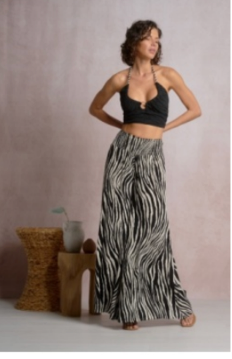 ZANY ZEBRA PALAZZO PANT