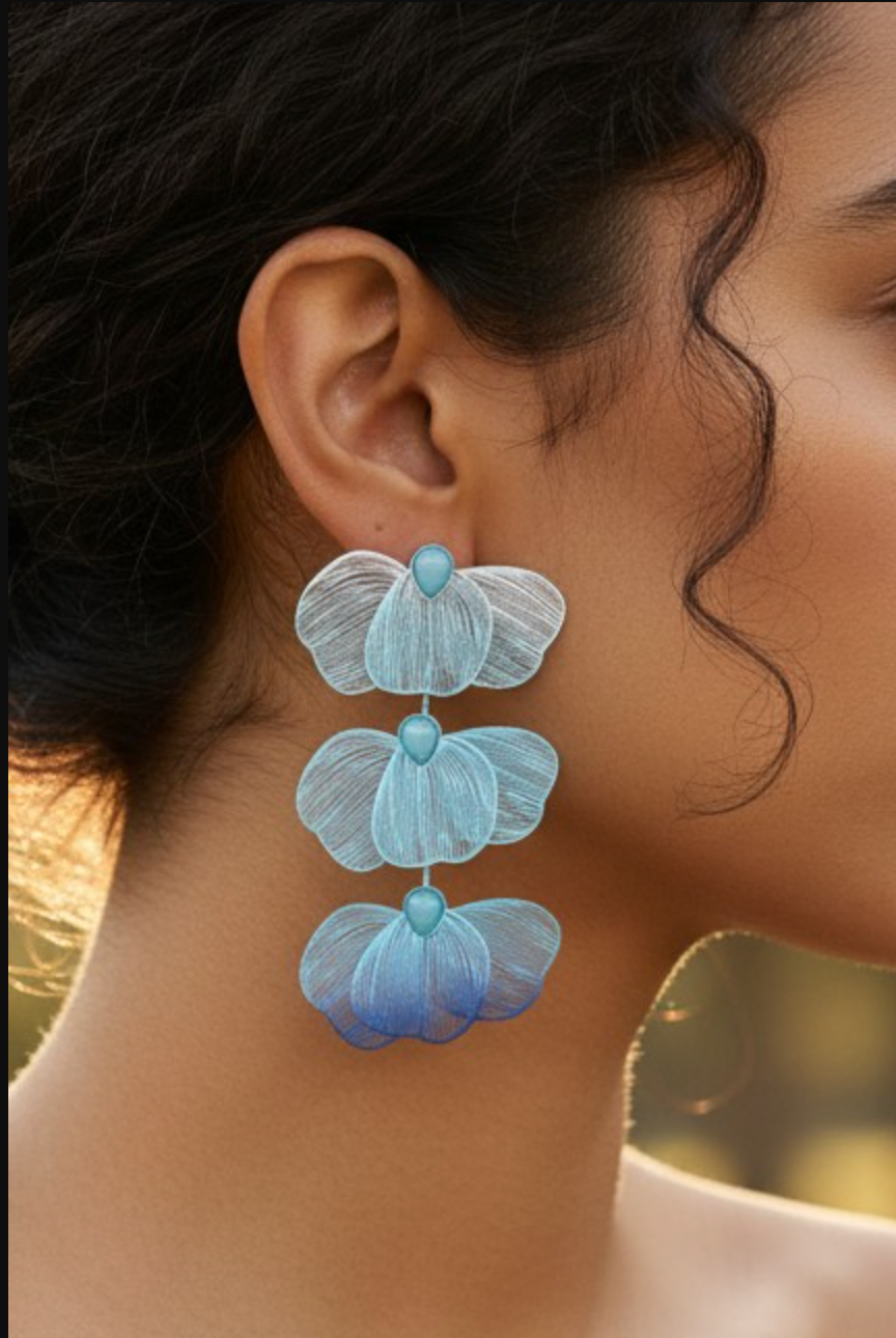 AZURE BLOOM EARRINGS