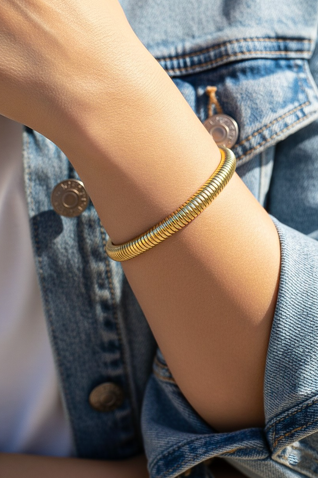 STRETCHY SNAKE CHAIN BRACELET