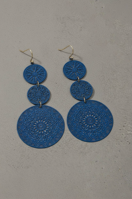 TRIPLE FILIGREE EARRINGS