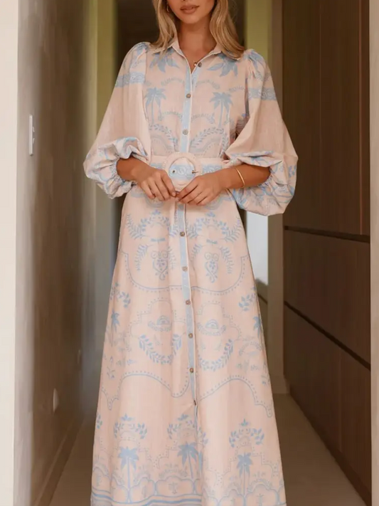 SERENELLA LINEN DRESS