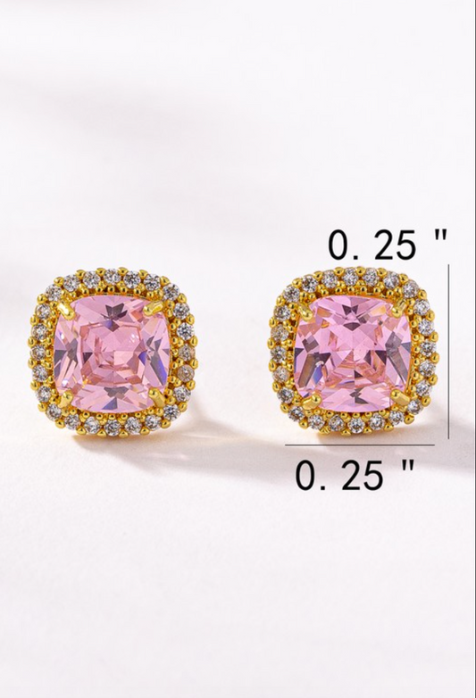SOIREE PINK DIAMOND EARRINGS