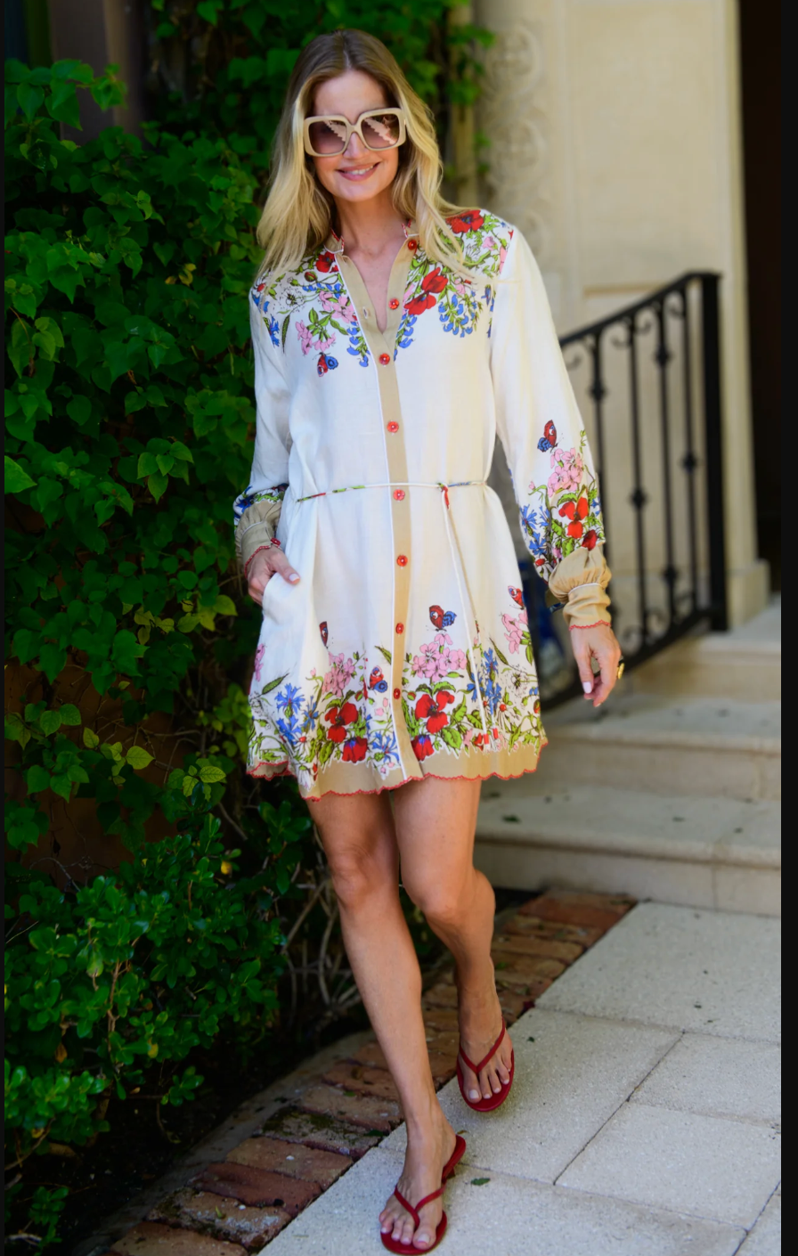 MARIPOSA GARDENIA DRESS