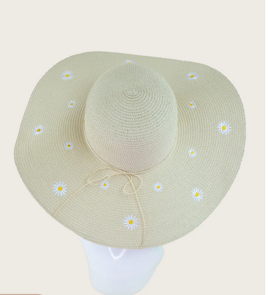 FUENTES DAISY STRAW HAT