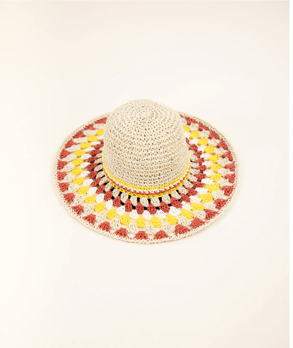 MELTING SUN STRAW HAT