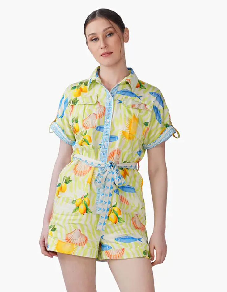 FISH SHELL SUNSHINE ROMPER