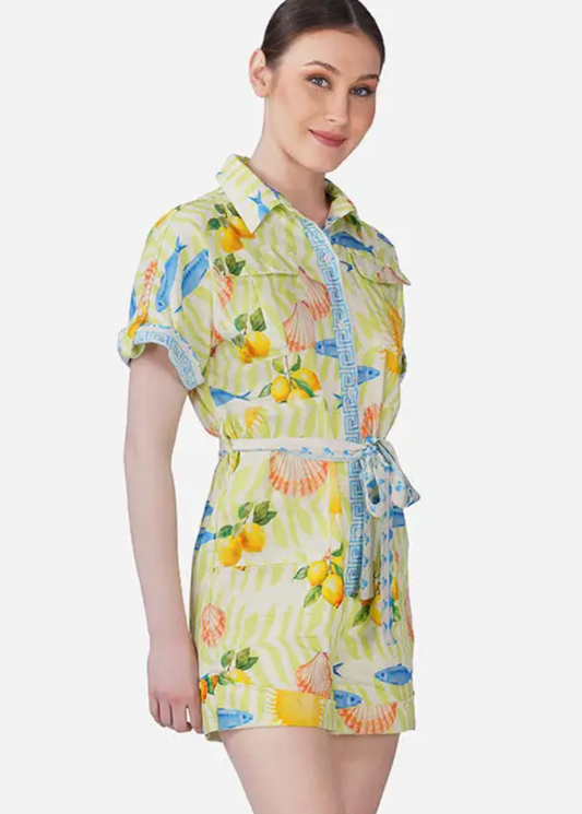 FISH SHELL SUNSHINE ROMPER