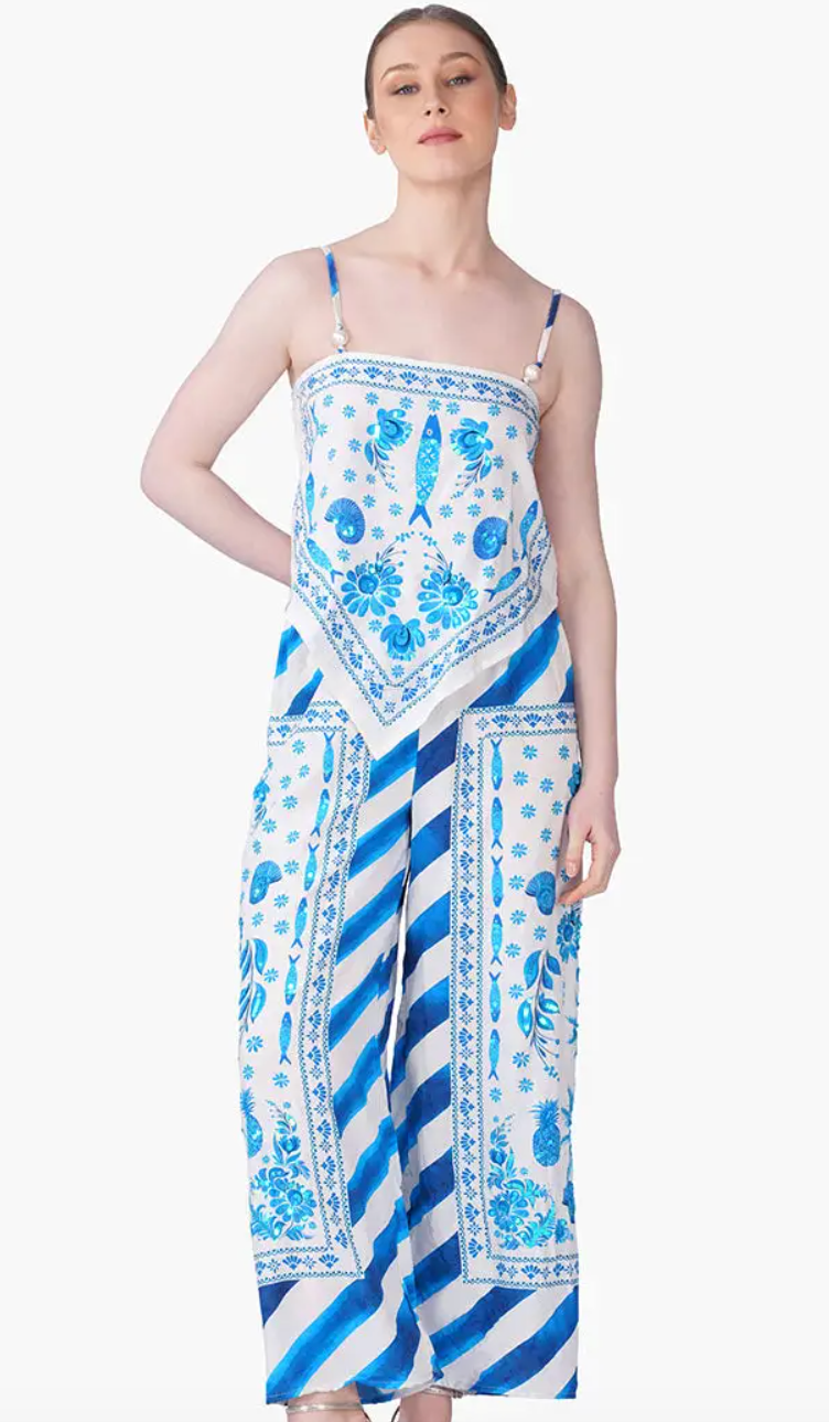 TIDE FISH TOP AND PANT SET
