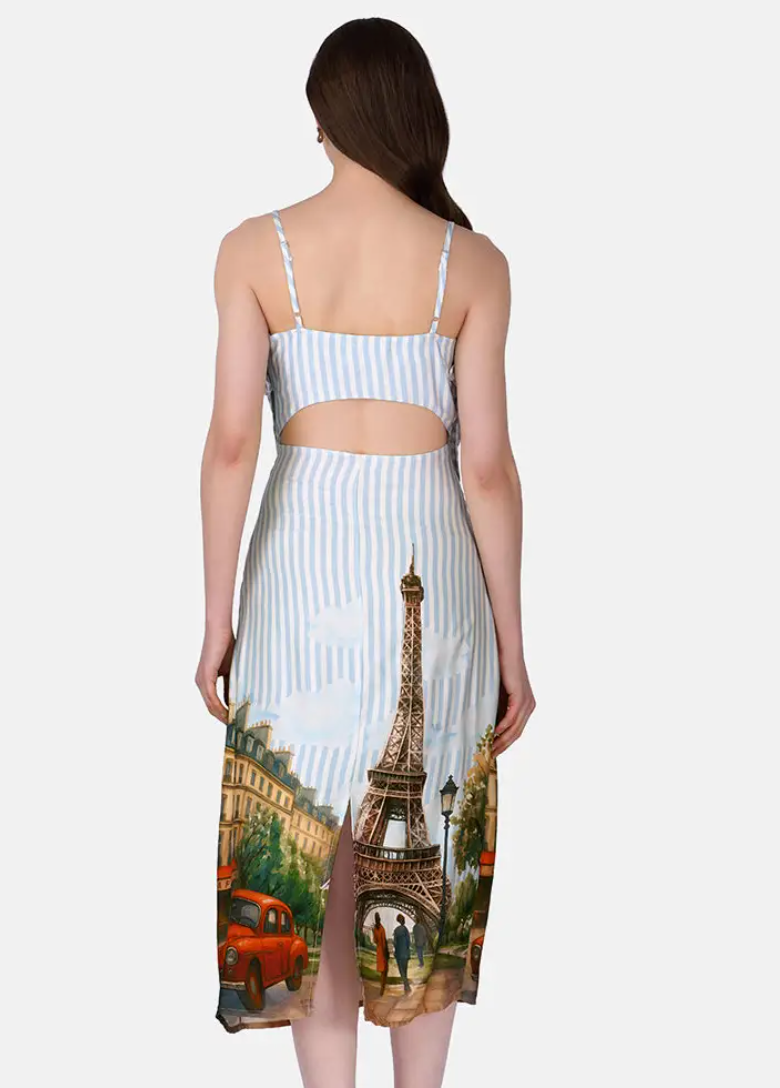 LOVE IN PARIS BOW DRESS