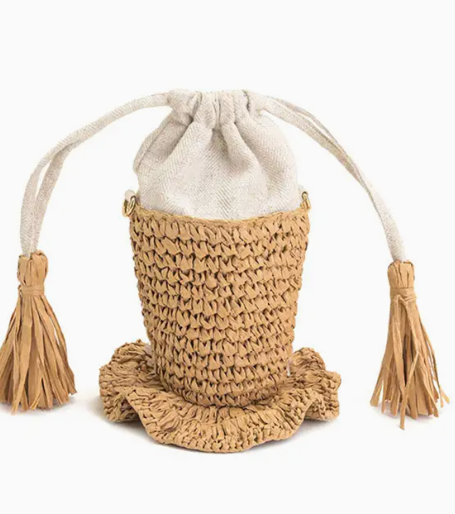 FISH HEAD DRAWSTRING BAG