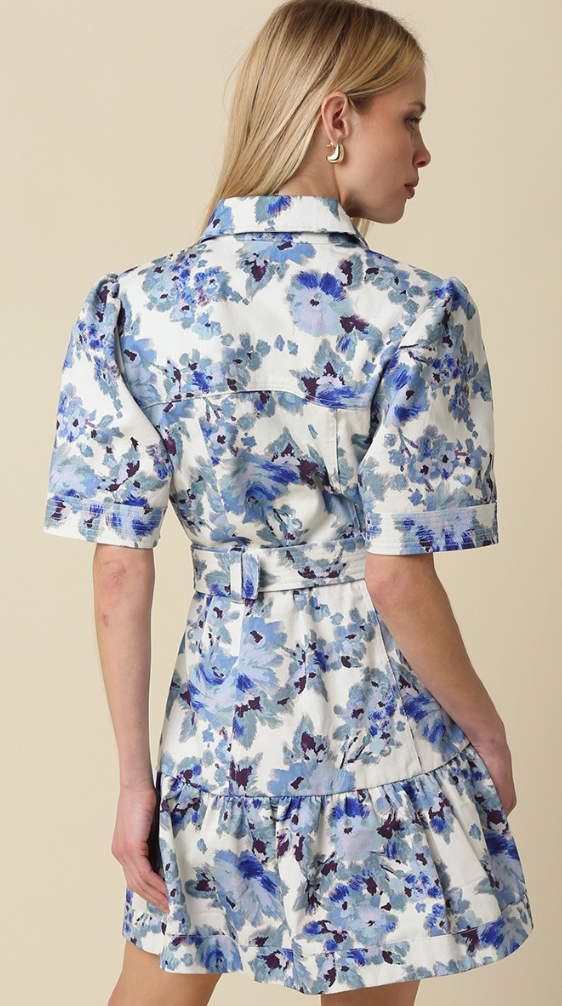 WESTERLY BELTED SHIRT DRESS