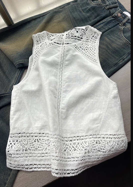 SOUTHLAND CROCHET TANK TOP