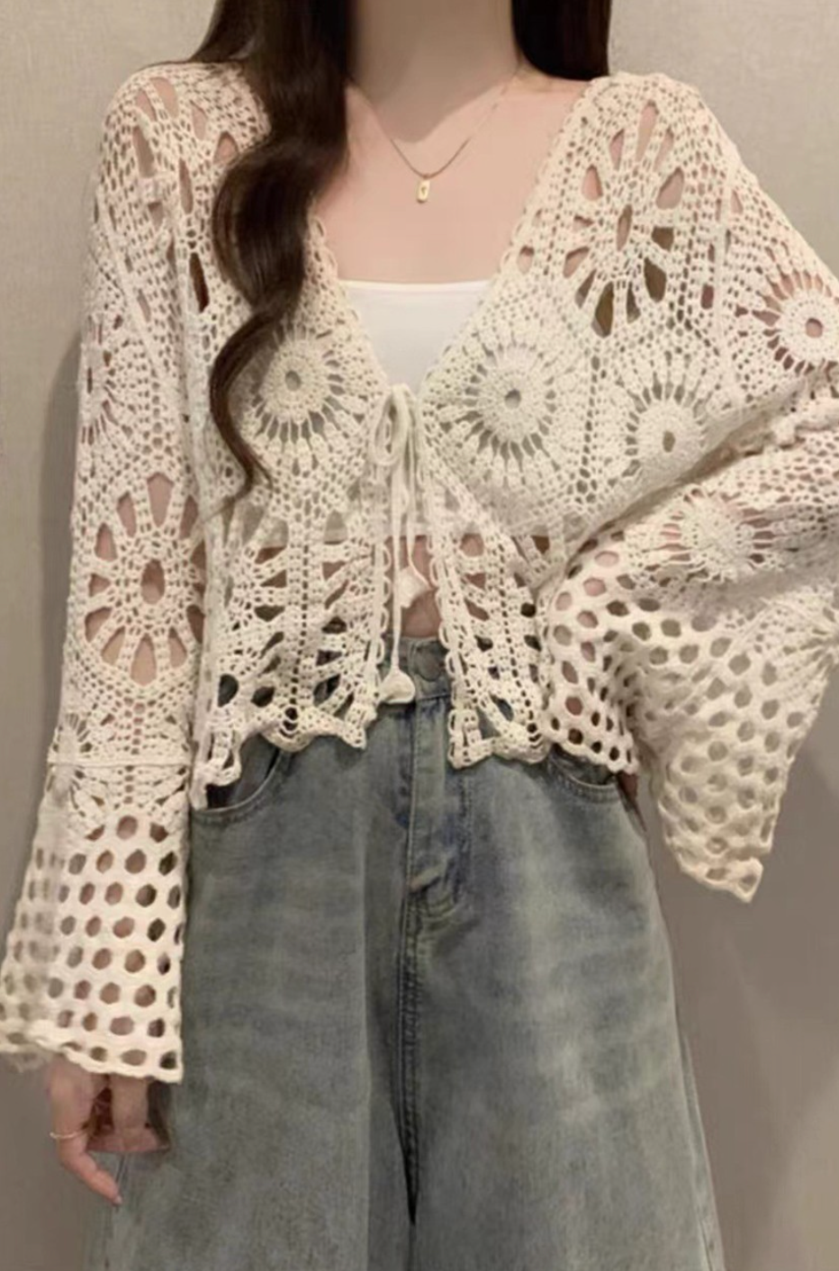 CAMPBELL CROCHET CARDIGAN