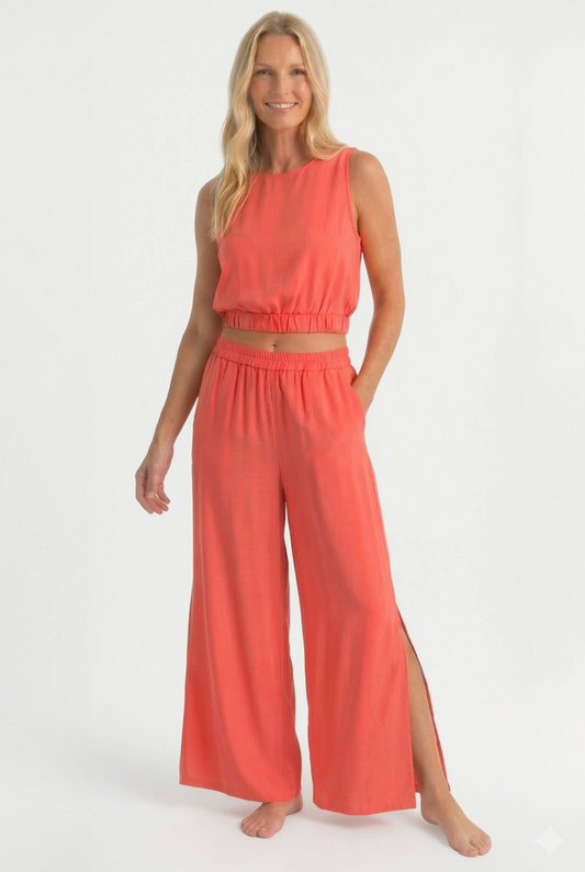 IGUAZU SOLID CORAL TOP