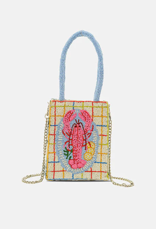 BEADED NEW ENGLAND CROSSBODY