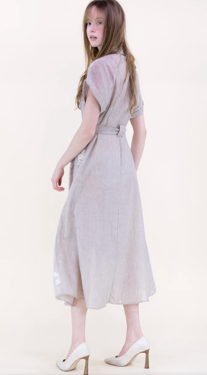 COTTAGE LOOM MAXI DRESS