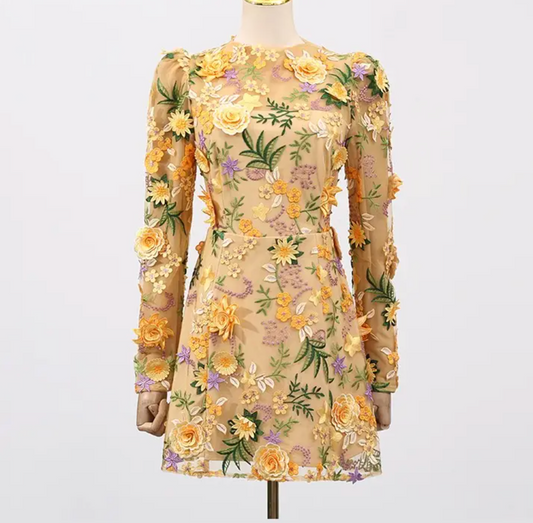 POP ART FLOWER DRESS