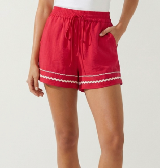 PLAYFUL CONTRAST SHORTS
