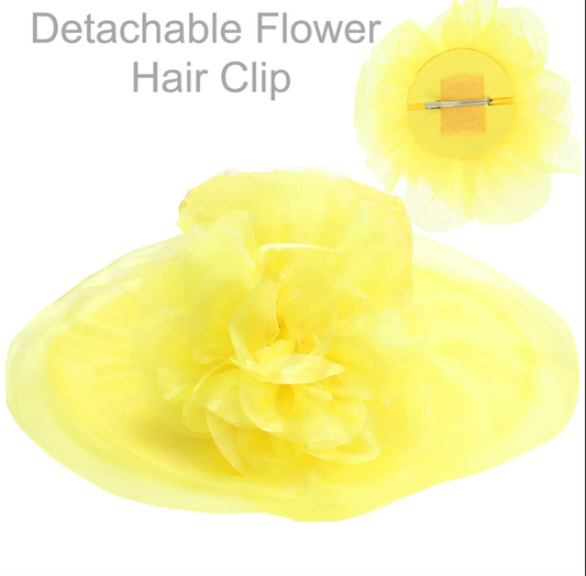 ORGANZA SILKY DAFFY HAT