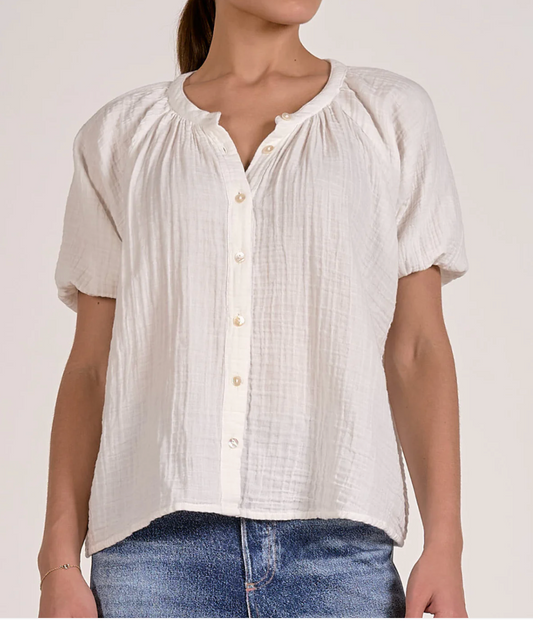 COMMONWEALTH GAUZE TOP